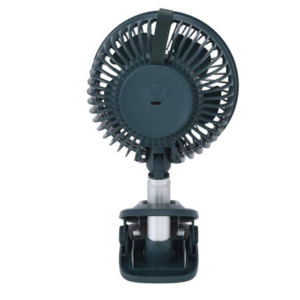 Clip On Fan 360 Degrees Adjustment Clip On USB Charging 3 Speed Modes Strong Airflow Sturdy Clamp Small Desk Fan Green