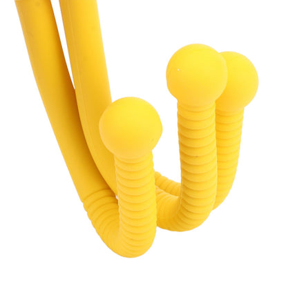 Stroller Fan Bendable Octopus Legs Space Capsule Leafless Fan Multifunctional Portable 3 Speed Stroller Silent Fan Yellow