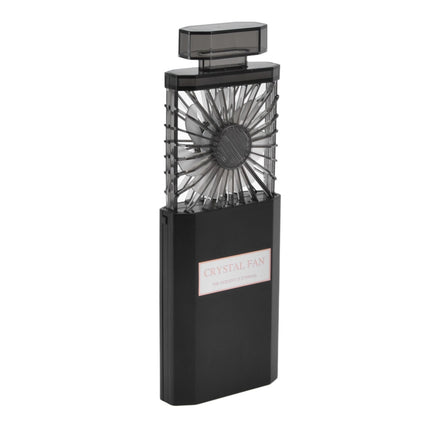 Handheld Fan 3 Speed Ladies Small Fan USB 1200mAh Battery Rechargeable Handheld Portable Pull Out Design Office Fan Black