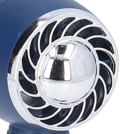 Hand Fan USB 2000mah Battery Charging Supercharged Blades Handheld Desktop Use Portable Rechargeable Fan for Travel Blue