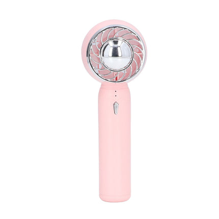 Handheld Fan USB Charging 3 Speeds 2000mAh Mini Portable Desktop Fan for Travel School Office Pink