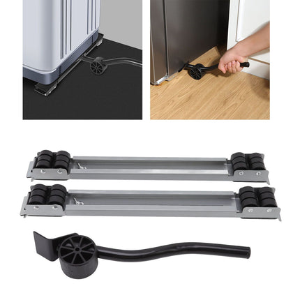 Heavy Duty Extendable Appliance Roller 300KG Load Bearing Detachable Double Row 24 Wheels Appliances Sliders
