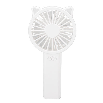 Handheld Mini Fan 3 Different Wind Speeds USB Charging Low Noise Small Fan with Light for Office Dormitory Home