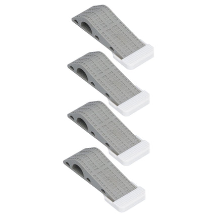 4Set Door Stoppers Non Slip Rubber Door Bottom Stop Wedge Accessories for Home Improvement