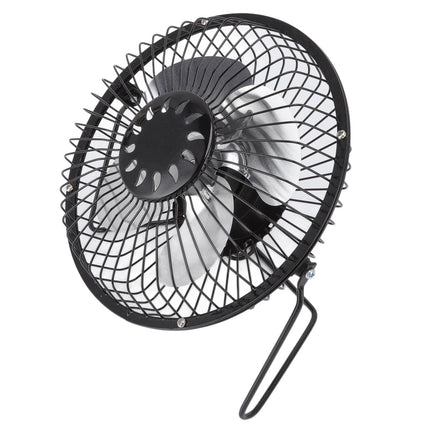 Mini Solar Fan 6V 3.5W USB Solar Powered Black Polysilicon Material Portable Solar Panel Fan for Picnic Fishing