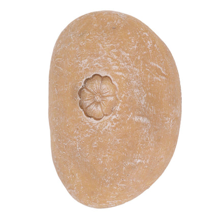 Pet Memorial Garden Stone DIY Lettering Simulation Pebbles Pet Grave Marker for Dogs Cats Small Flower Stone Sand Yellow