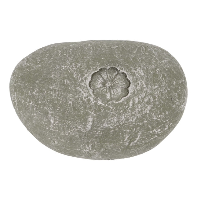 Pet Memorial Garden Stone DIY Lettering Simulation Pebbles Pet Grave Marker for Dogs Cats Small Flower Stone Moss Color