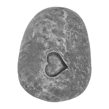Pet Memorial Garden Stone DIY Lettering Simulation Pebbles Pet Grave Marker for Dogs Cats Love Stone Grey