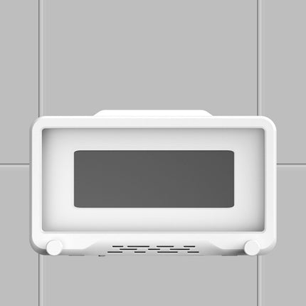 Wall Mount Phone Holder Waterproof Touch Screen Phone Case Stand for Bathroom Kitchen Mirror Bathtub