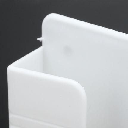 6Pcs Wall Mount Phone Holder Universal Adhesive Mobile Phone Charging Stand for Home Bedroom BathroomWhite