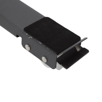 2pcs Furniture Appliance Roller Steel 300kg Load Bearing Stretchable Machine Moving Base for Dishwasher Black