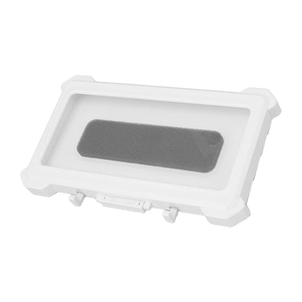 Shower Phone Holder Waterproof Case Touch Screen Rotating Phone Holder Wall Mount Shelf for Bathroom Kitchen 9801W White