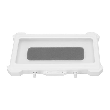 Shower Phone Holder Waterproof Case Touch Screen Rotating Phone Holder Wall Mount Shelf for Bathroom Kitchen 9801W White