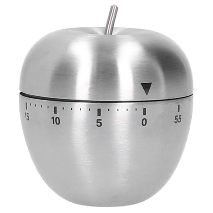 Apple Shaped Timer Stainless Steel Mechanical Cooking Countdown Alarm Timer Kitchen Tool