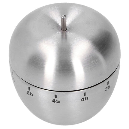 Apple Shaped Timer Stainless Steel Mechanical Cooking Countdown Alarm Timer Kitchen Tool
