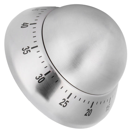 Kitchen Cooking Timer Stainless Steel Mechanical Timer Reminder Time Management ToolsRound