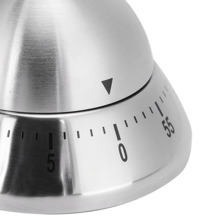 Kitchen Cooking Timer Stainless Steel Mechanical Timer Reminder Time Management ToolsRound