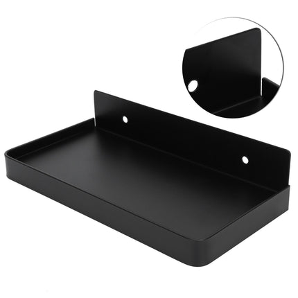Bathroom Phone Holder Wall Mounted Thick Phone Storage Shelf Toilet Accessory 185x90mmBlack