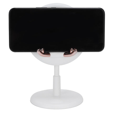 Cute Mobile Phone Holder Folding Mobile Phone Desktop Bracket for Live BroadcastWhite