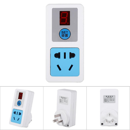 Electrical 220V Energy saving Timer Socket Home Appliances Digital Timing Switch (9 Hours) AU