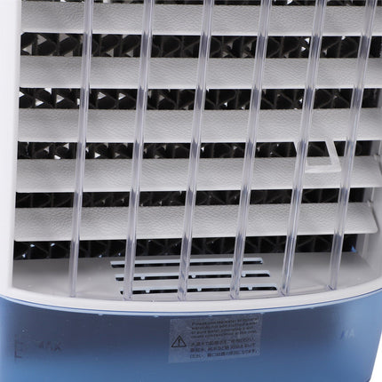 Desktop Air Conditioner Fan Remote Control Quiet Cooling Misting Fan for Office Dormitory Blue Amazing Shopping