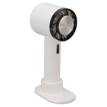 Hand Held Cooling Fan Portable USB Rechargeable Small Pocket Fan for Office Traveling White