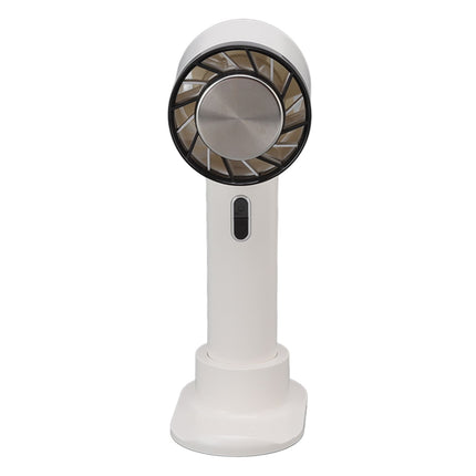 Hand Held Cooling Fan Portable USB Rechargeable Small Pocket Fan for Office Traveling White