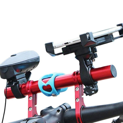 20cm Aluminum Alloy Bicycle Handlebar Extender Mount for Bike Accessories Red