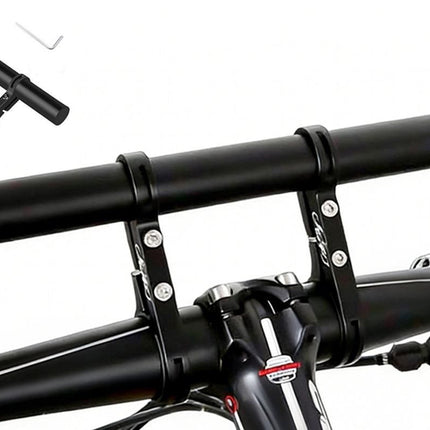 20cm Aluminum Alloy Bicycle Handlebar Extender Mount for Bike Accessories Red
