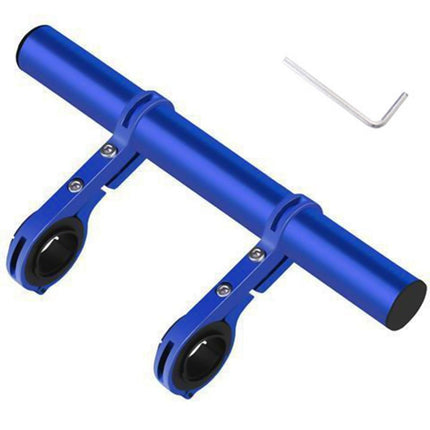 20cm Aluminum Alloy Bicycle Handlebar Extender Mount for Bike Accessories Blue