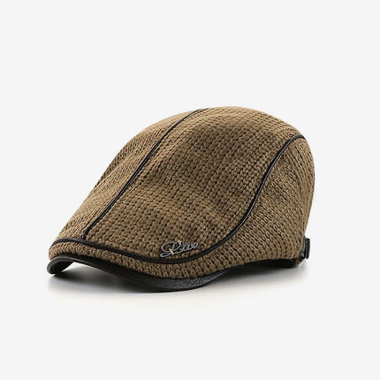 Yang Guan Knitted Cap Men Winter Warm Coffee
