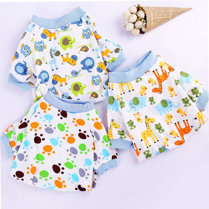 Haji Cotton Pet Four Legged Clothes Red Horse pajamas S Size: S; Neck (cm): 24-28; Bust (cm): 32-38; Back length (cm): 22-25; Recommended pet weight (kg): 2.5 - 4.5