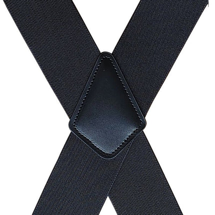 Jill Cool 5cm Men Elastic Polyester Suspenders 4 Clips 5.0 four clips-dark red Size: one size(adjustable); Product type: suspenders; Size reference: width: 2.5cm - 3.5cm; length: 90cm - 120cm (stretchable)