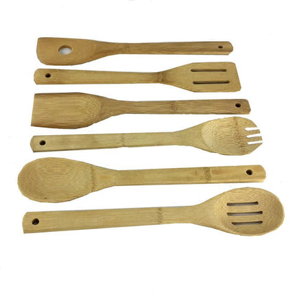 Bamboo Utensil Set Xiao Zhuyang 5 Piece Kitchen Tools oblique colander 30*6*2.5