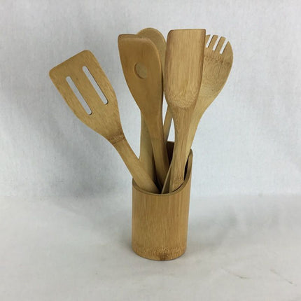 Bamboo Utensil Set Xiao Zhuyang 5 Piece Kitchen Tools Oval colander 30*6*2.5