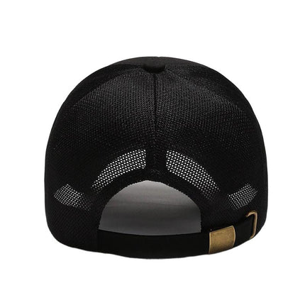 Snoya Men Breathable Mesh Baseball Cap Sun Protection Blue Adjustable