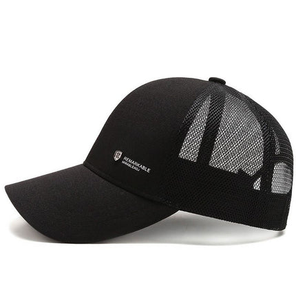 Snoya Men Breathable Mesh Baseball Cap Sun Protection Gray Adjustable