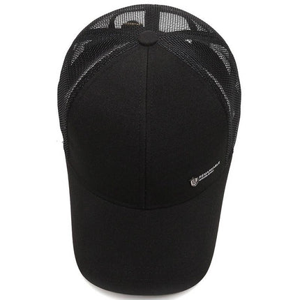 Snoya Men Breathable Mesh Baseball Cap Sun Protection Gray Adjustable