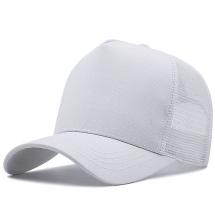 AB High Top Baseball Cap Breathable Sunshade White XL (above 60cm)
