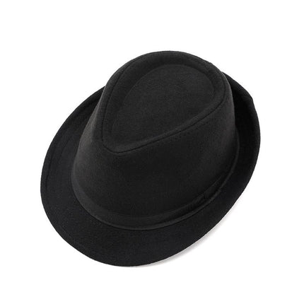 Men Woolen Topper Hat Hat Xiangfang Warm Winter Grey All yards