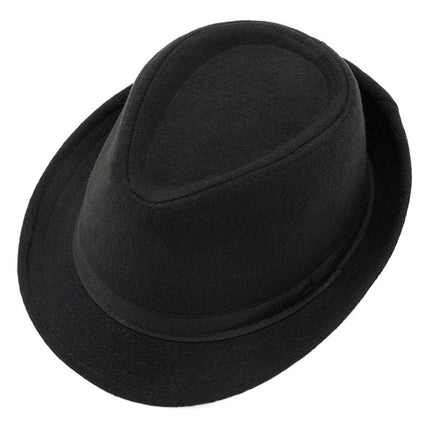 Men Woolen Topper Hat Hat Xiangfang Warm Winter Light gray All yards