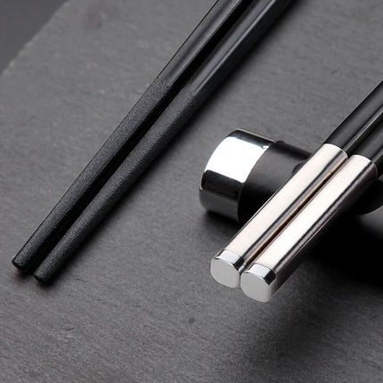 Chuangjian Alloy Chopsticks Laser Logo YB08 Primary Colors