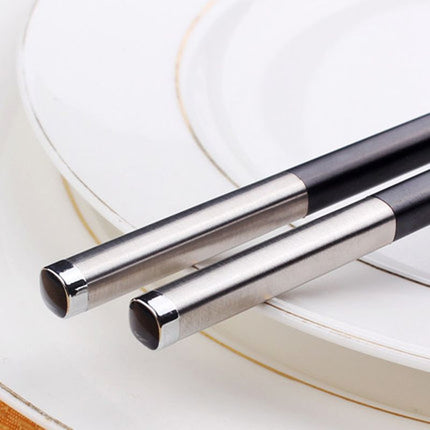 Chuangjian Alloy Chopsticks Laser Logo YB08 Primary Colors