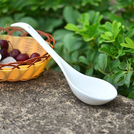 Ceramic Soup Spoon Yo Laifu Large White pure white rice spoon
