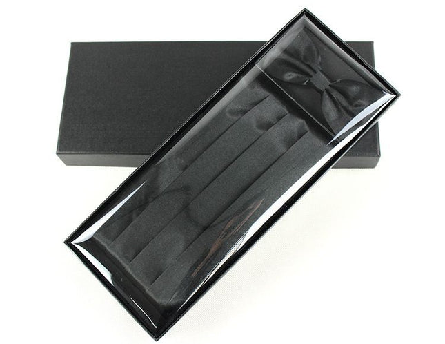Mute Sauce Men Waistcoat Bow Tie Pocket Square Set Khaki 80-100cm Size: one size(adjustable); Product type: suspenders; Size reference: width: 2.5cm - 3.5cm; length: 90cm - 120cm (stretchable)