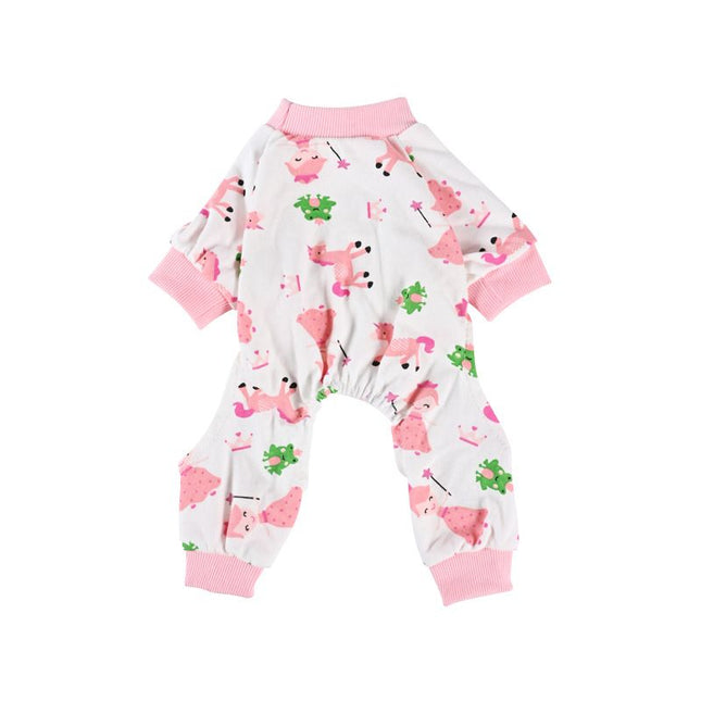 Haji Cotton Pet Four Legged Clothes Unicorn M Size: M; Neck (cm): 28-32; Bust (cm): 38-44; Back length (cm): 26-30; Recommended pet weight (kg): 4.5 - 7.0