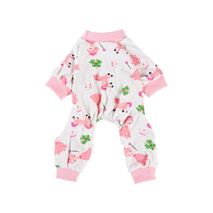 Haji Cotton Pet Four Legged Clothes Unicorn Size: L; Neck (cm): 32-38; Bust (cm): 44-50; Back length (cm): 31-35; Recommended pet weight (kg): 7.0 - 10.0
