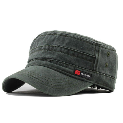 Xu Guan Washed Cotton Baseball Cap Adjustable Sunshade Black