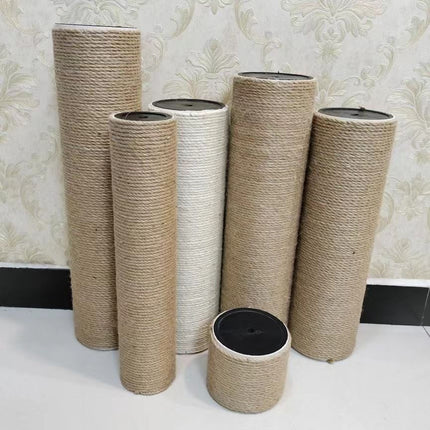Cat Climbing Frame PVC Post 8.5cm Meow Star Climb White twine Post 8.5 diameter 50cm long