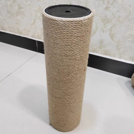 Cat Climbing Frame PVC Post 8.5cm Meow Star Climb Yellow twine Post 12 diameter 75cm long